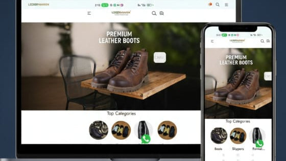 Lederwarren – Premium Leather Brand Website & Ads